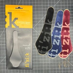 Fizik Extra Grip Cover 3 Pieces Fits Any Saddle Black/Dark Blue/Burgundy New